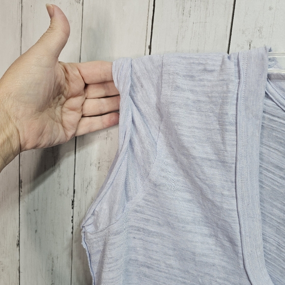 We The Free People Women's Sweetness Light Purple Knit Shirt Size Small. - Picture 5 of 9